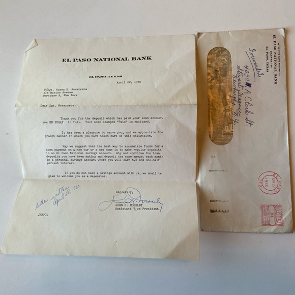 Vintage US Army Government Issue Black Vinyl Briefcase W/ Provenance RARE - Picture 10 of 12